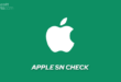 Apple SN check