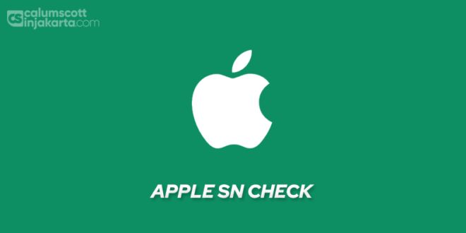 Apple SN check