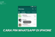 Cara Pin WhatsApp di iPhone